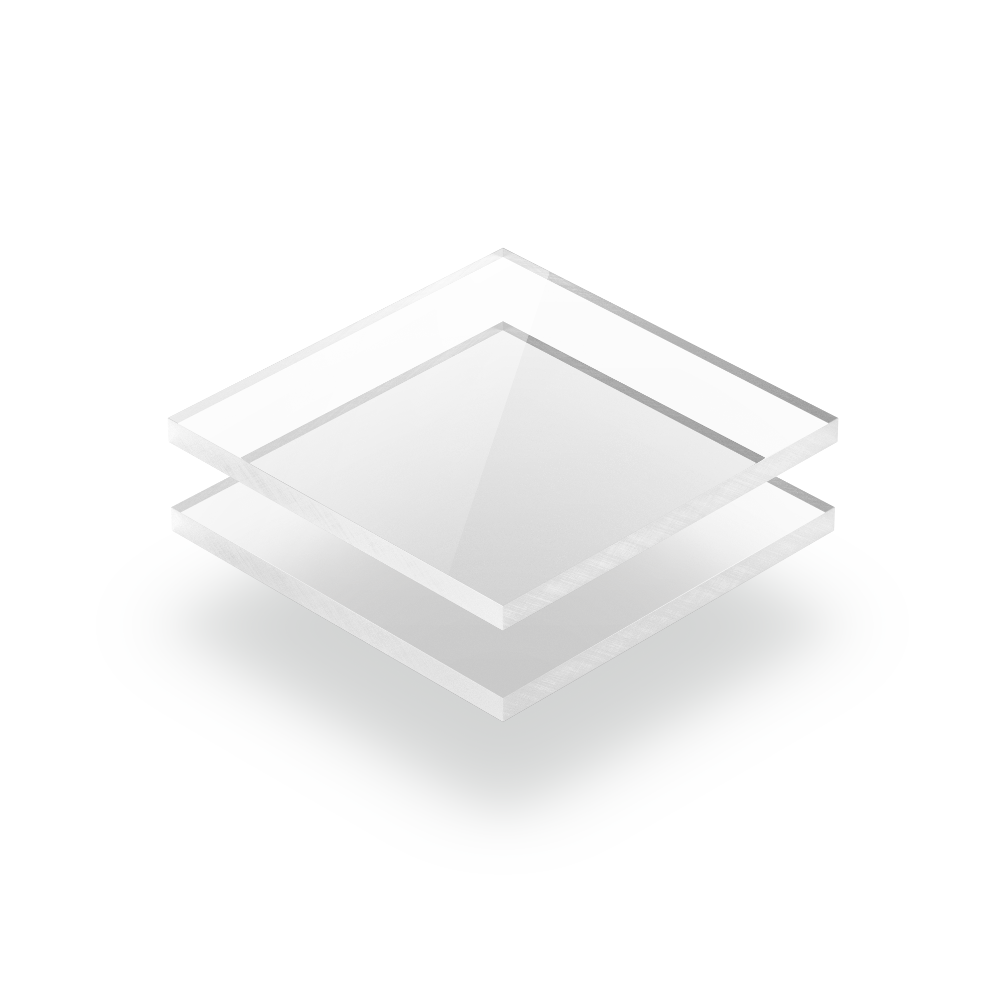 Plaque plexiglass transparent extrudé
